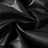 Fashion Winter Men's Sleeveless Jackets Plus Size Thick Waterproof Black Faux Leather Outerwears Man Warm Vest
