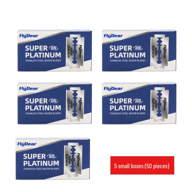 100-Pack German Stainless Steel Double-Edge Razor Blades for Shaving and Eyebrow Trimming