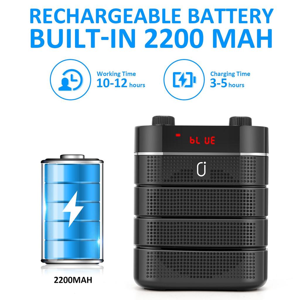 Kopfbügelmikrofon Lautsprecher Sprachverstärker Recorder Mic Lautsprecher Audio Mini Wired Mikrofon Mike Sound Batterie Kit Headset