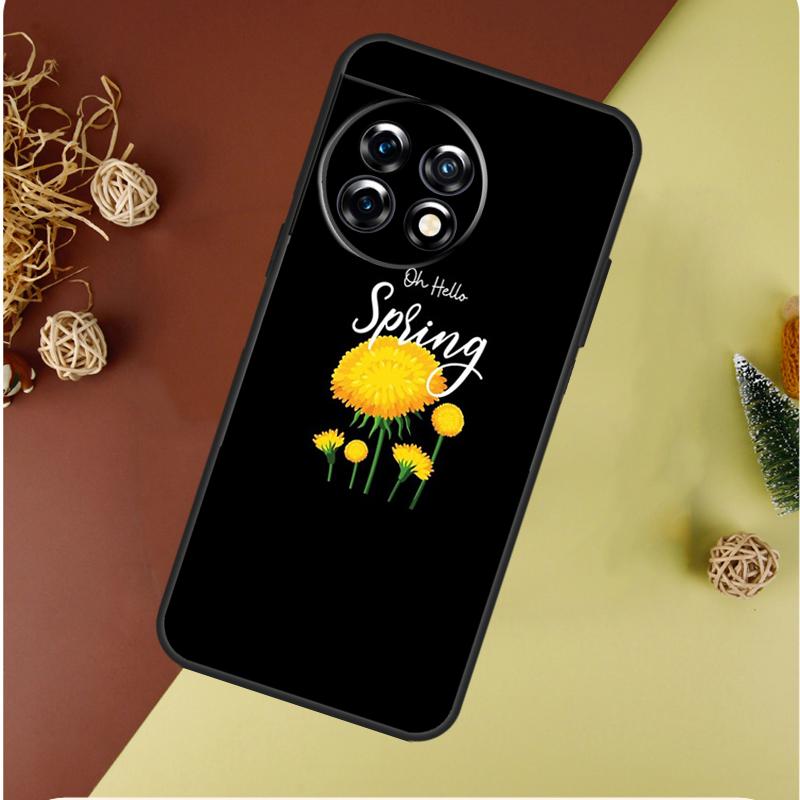 

Hello Spring Flowers For OnePlus 13 12 11 12R 13R 9 10 Pro 8T 9RT 10T 10R Nord 4 CE 2 3 Lite N20 N30 Phone Case OnePlus 10R