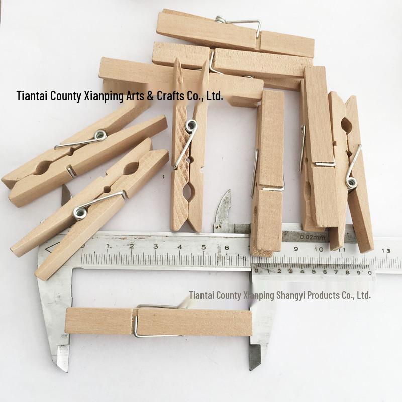 Clipsuri mici din lemn natural pentru depozitare și fotografii (2.5~7.3cm)