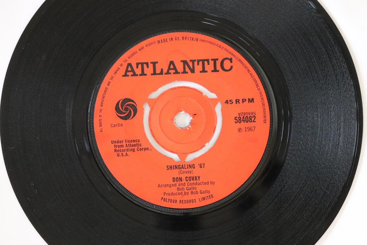 

7inch Record DON COVAY - Shingaling 67 584082 Atlantic 1967 UK Soul/Funk Used