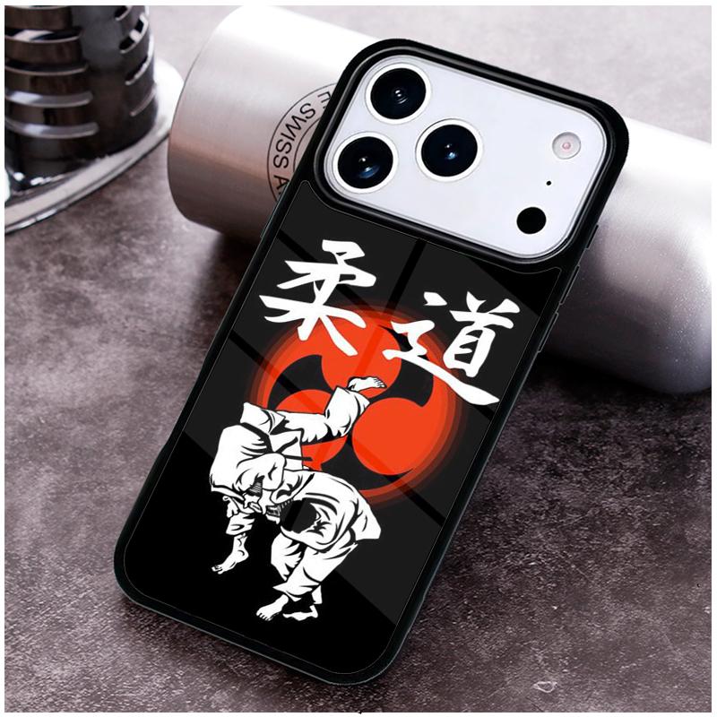 Judo BJJ Jiu Jitsu Phone Case for iPhone 17 16 15 Pro Max Air 14 13 12 11 Plus Shockproof Cover