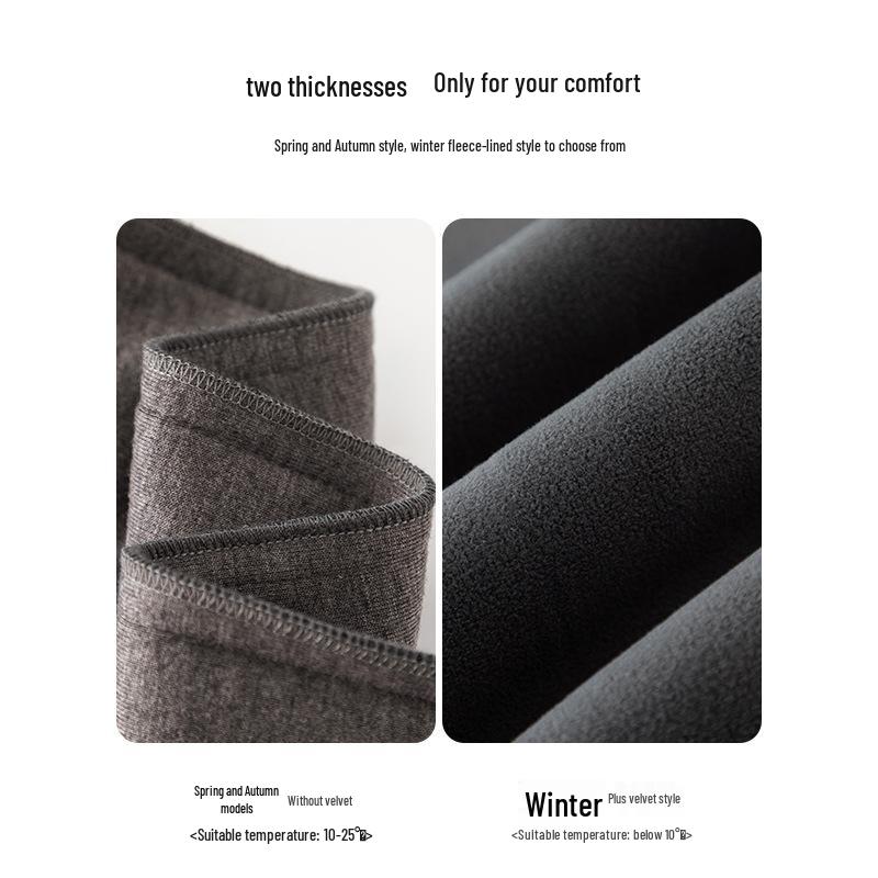 Yifei 2024 Warm Mulberry Silk & Wool Pants - Comfortable, Figure-Flattering Winter Wear