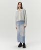 Levar Tucking Reversible Knit Cardigan - Light Blue