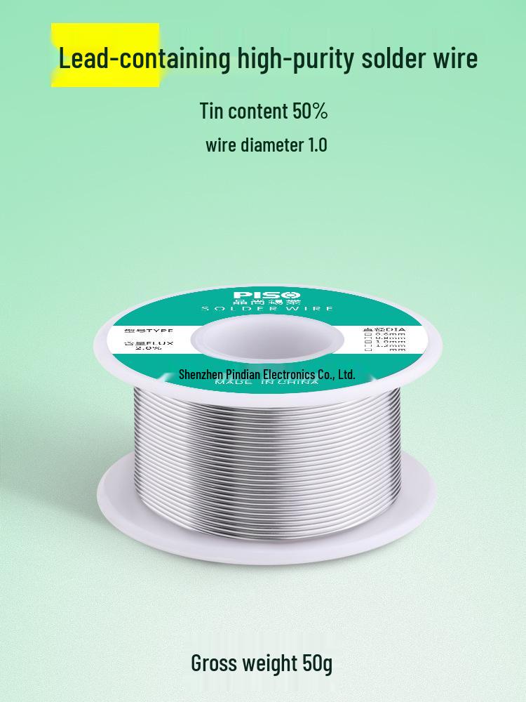 Nagy tisztaságú, alacsony hőmérsékletű forraszhuzal gyantával - Ideális háztartási használatra