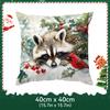 40/45/50cm christmas animals Cushions Pillowcase Polyester Cushion Cover Throw Pillow Pillowcover Home Car Sofa Decor