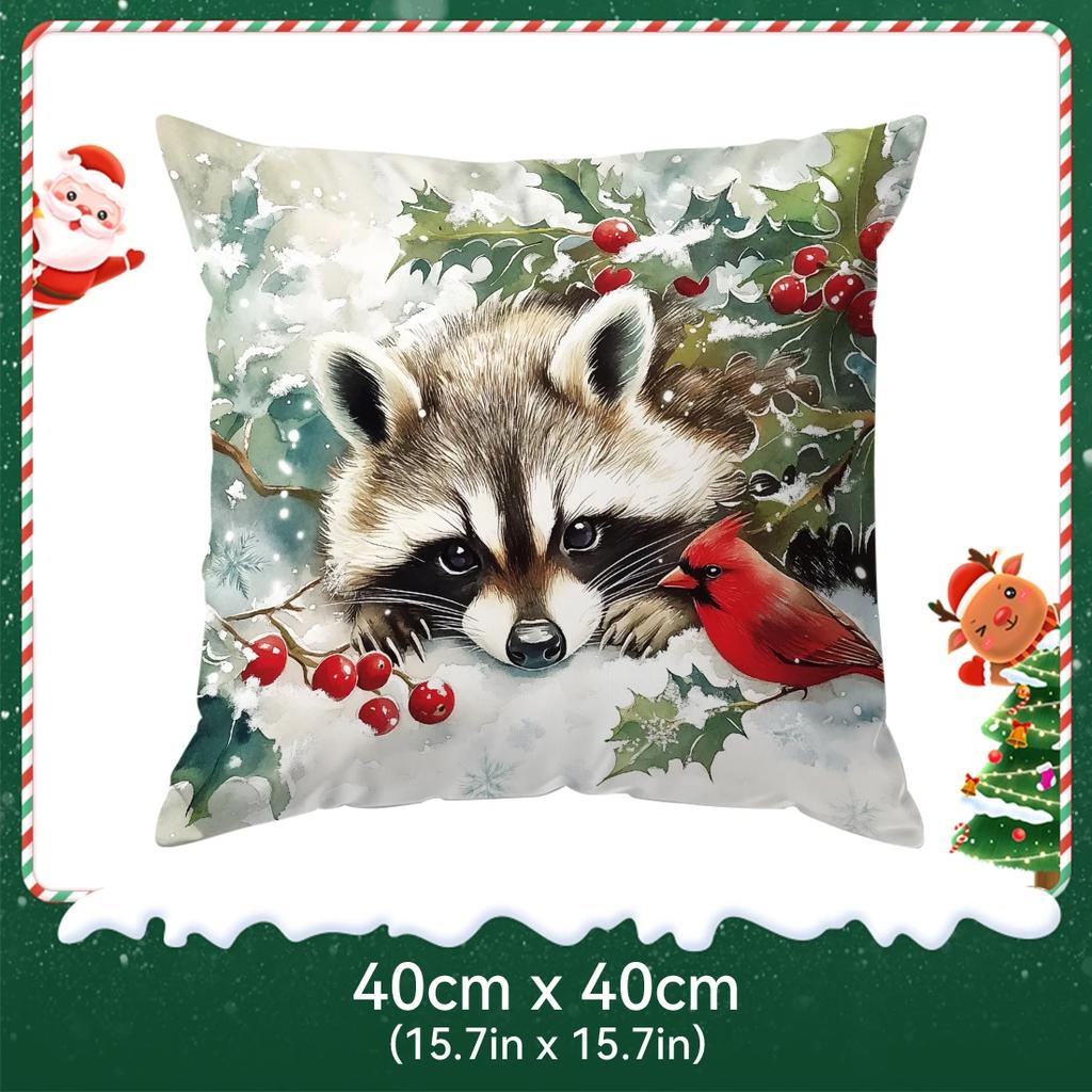 40/45/50cm christmas animals Cushions Pillowcase Polyester Cushion Cover Throw Pillow Pillowcover Home Car Sofa Decor