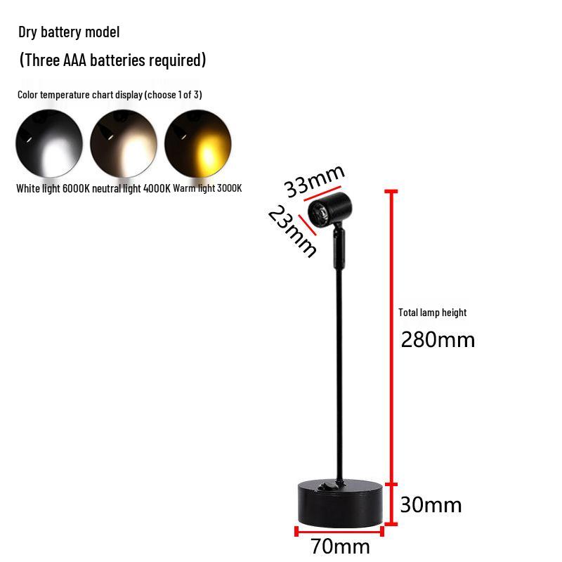Wireless Jewelry Display Spotlight with Battery