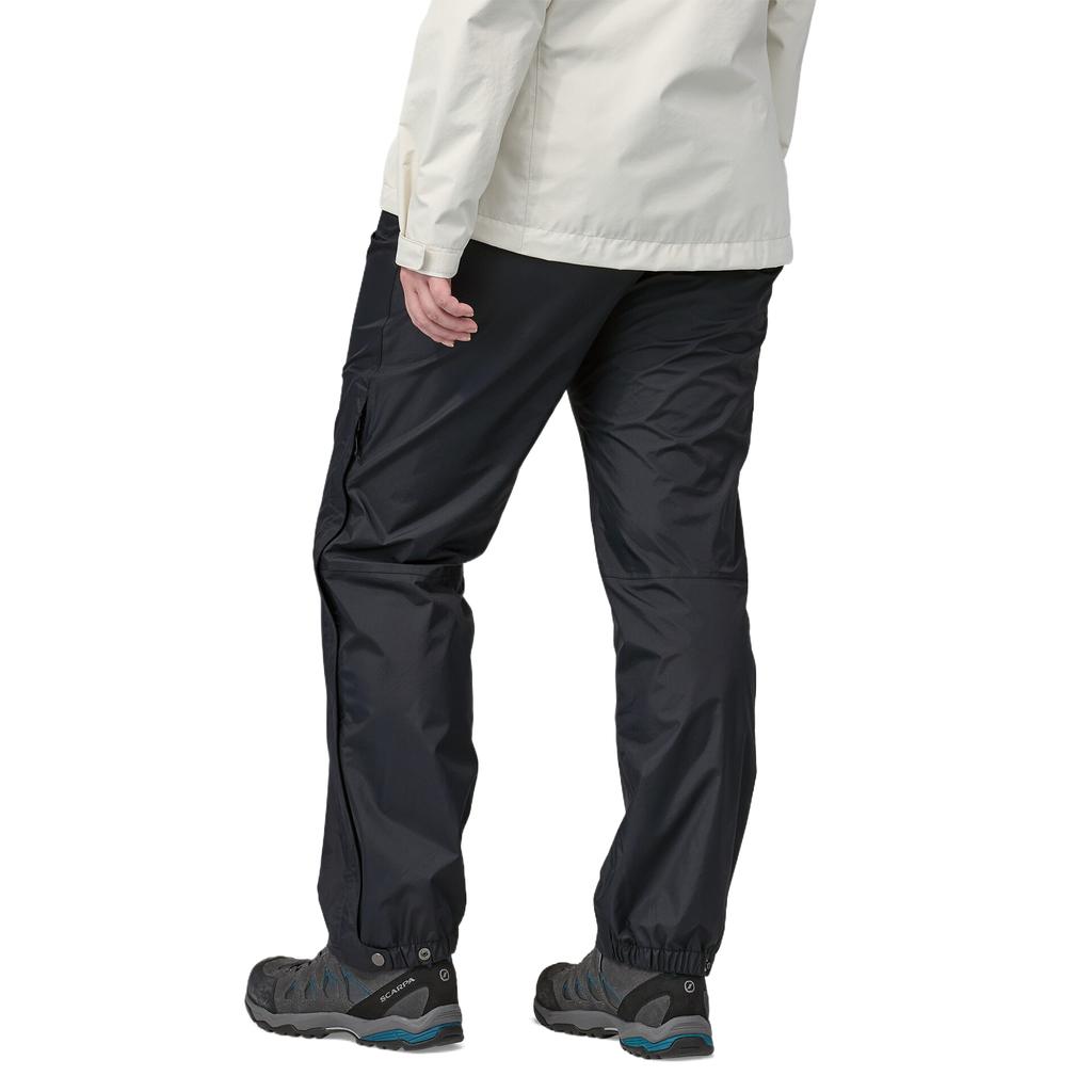 Patagonia Torrentshell 3L Solid Color Elastic Waist Straight Leg Casual Pants Women pants Black 85281