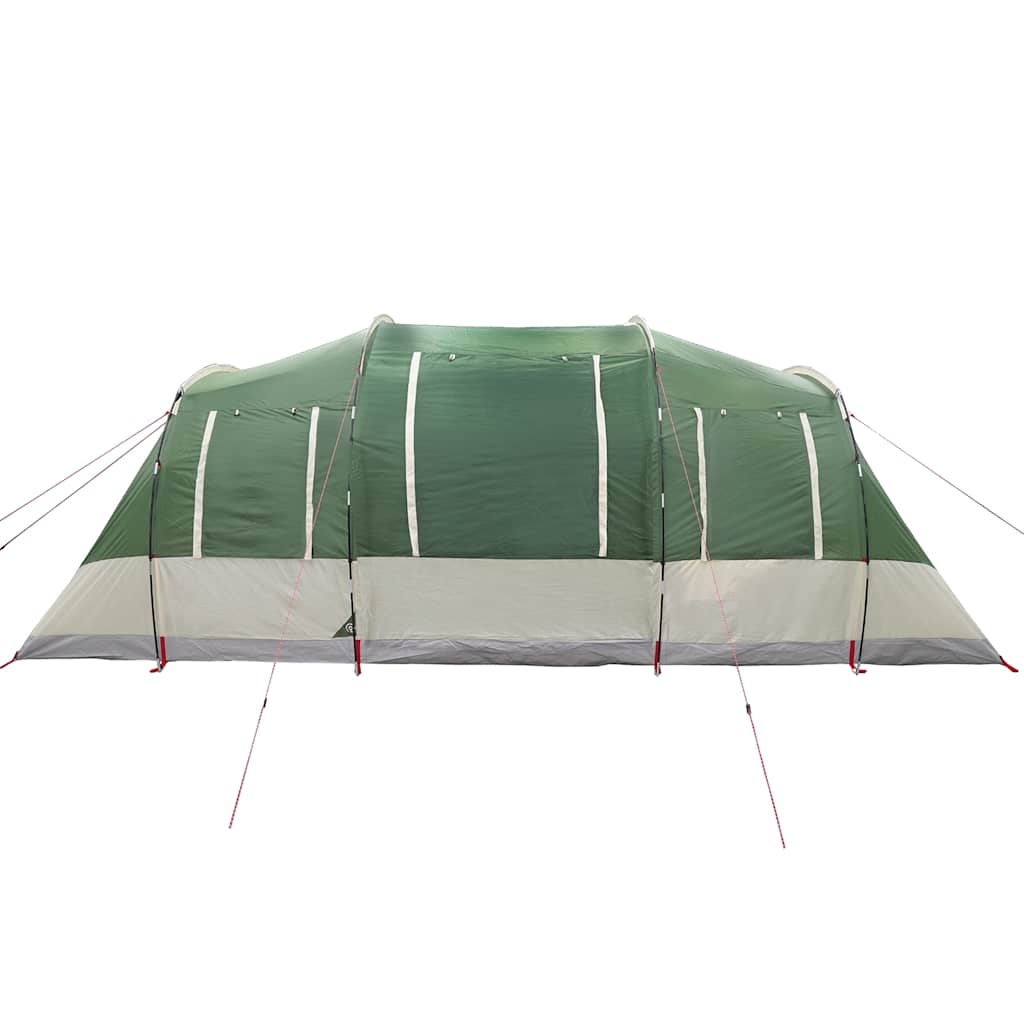 Tunnel Tent for 4 Persons Green Waterproof
