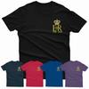 Queen Elizabeth II Coat of Arms Emblem Monarch Crown Union Jack Tee#D122#P1#PR