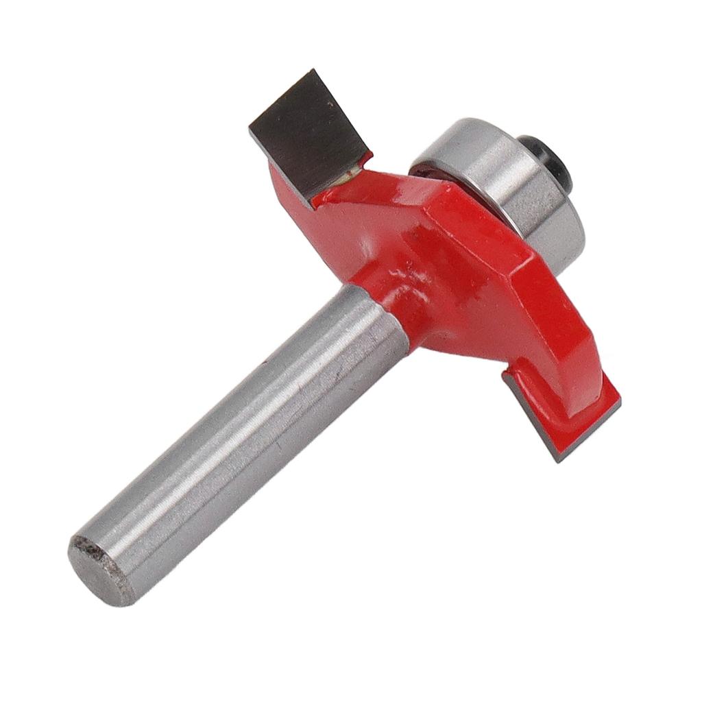 Woodworking T Shaped Router Bit 14in Shank Tungsten Steel Alloy Frame Molding Bit for Carpenter