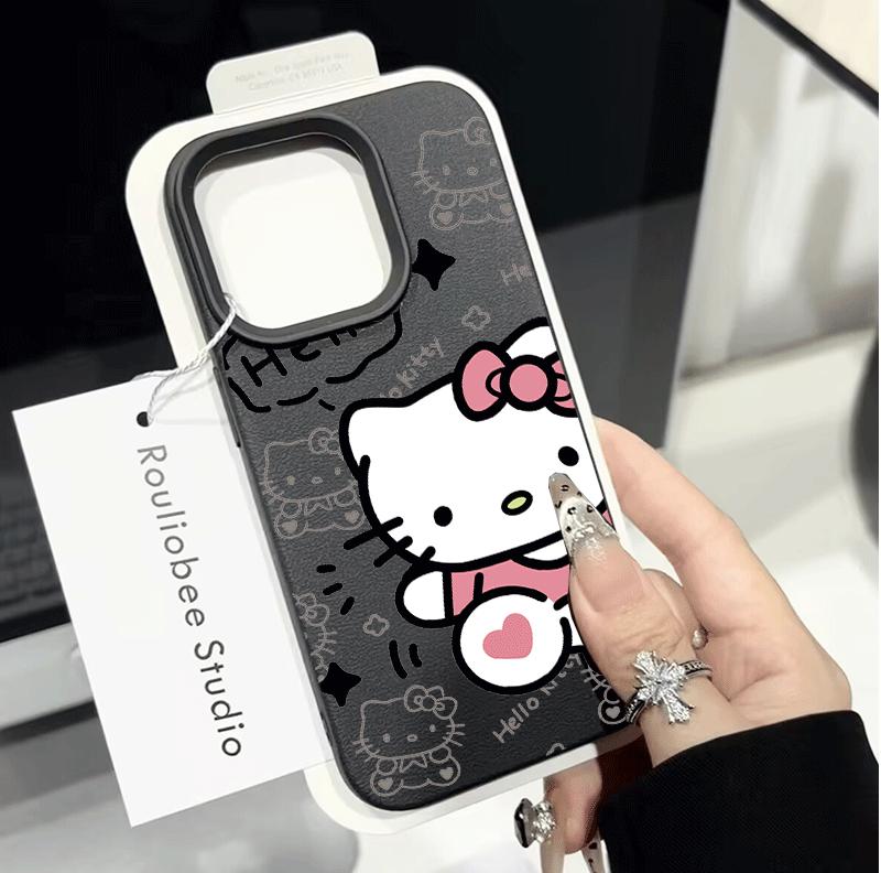 Kawaii Hello Kitty Phone Case For Samsung Galaxy A57 5G A55 A54 A07 A06 A15 A54 A53 A37 A32 A23 A34 A35 A36 A05 A73 5G Casing