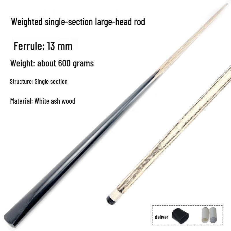 LISM 13mm Single Section Weighted Pool Cue