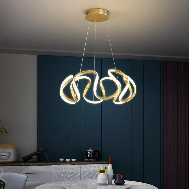 Modern Pendant Lamp LED Hanging Chandelier For Living Dining Room Bedroom Kitchen Island Home Decoration Lighting Fixture Lustre