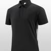Premium Brand Men's Quick-Dry Golf Polo Shirt with Stand-Up Collar - High-End Design
