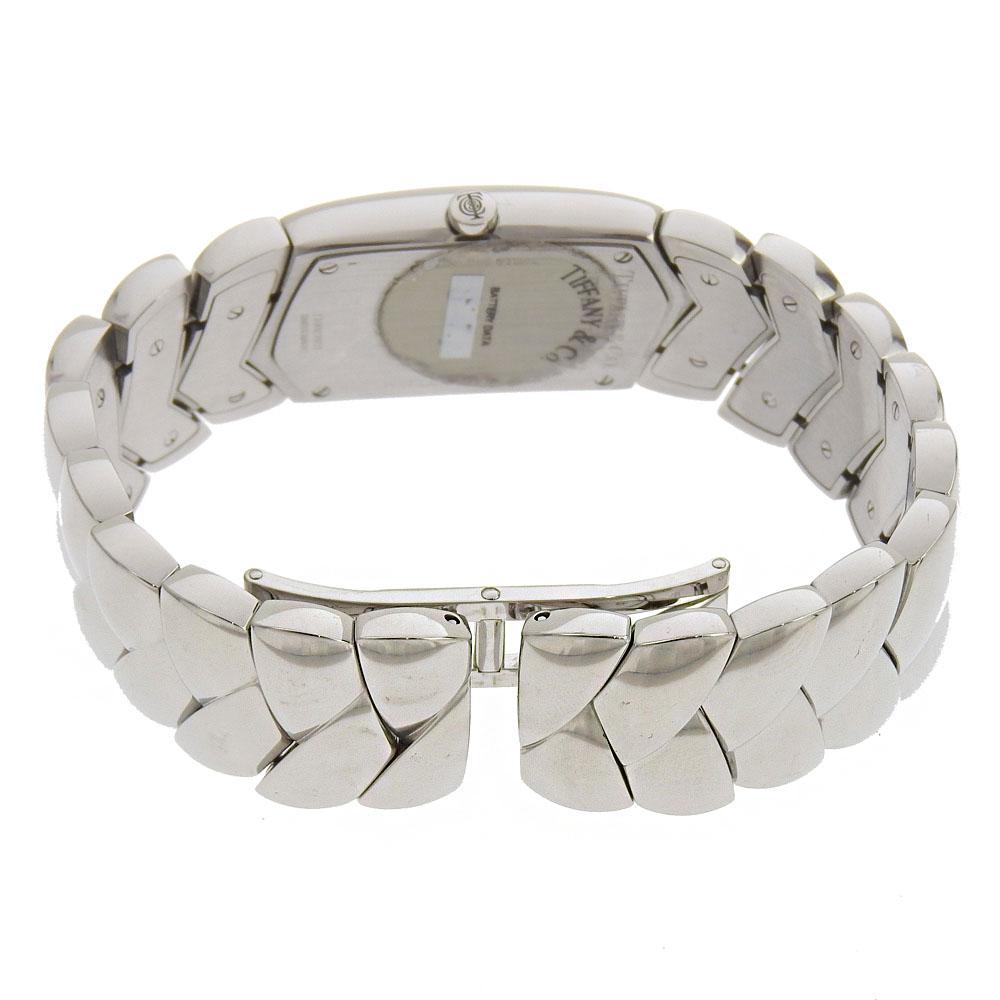 TIFFANY&Co. Tisolo Watches Z6301.10 blackDial Stainless Steel Quartz Analog display Women Used