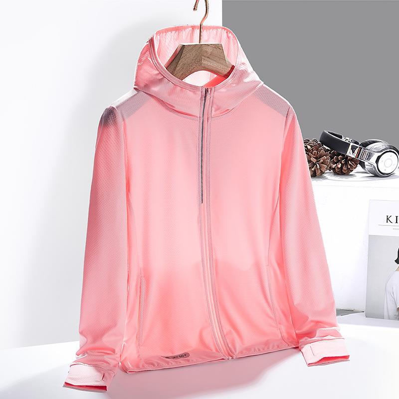 

Летняя куртка Ice Silk с защитой от солнца UPF 50+ для мужчин и женщин - легкая ветровка с защитой от ультрафиолета XXL