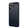 For Oppo Reno14 5G (Global) Back Cover MOFI Brushed Texture Carbon Fiber Soft TPU Case