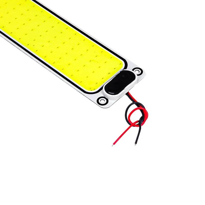 1pc LED 12-24V Car Reading LED Night Strip Light Interior Light Ceiling Lamp with On Off Switch for Van Lorry Truck Camper Boat