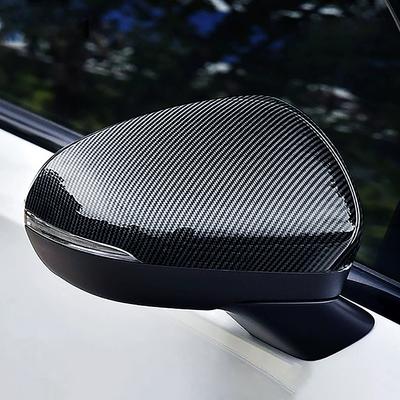 Carbon Fiber Color Door Rearview Mirror Cap Cover Sticker For Mercedes Benz A Class W177 CLA C118 - Car Accessories Trim