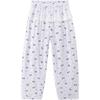 Balabala Girls' Summer Lace Trim Pajama Pants