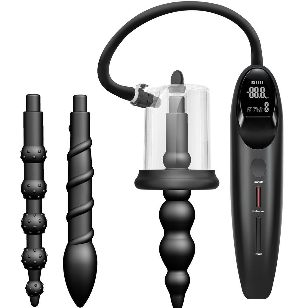 Smart Rosebud Anus Dilator Automatischer Analplug Pumpe Po Perlen Vakuumsaugbecher Prostata Massagegerät SM Sexspielzeug für Männer Frauen