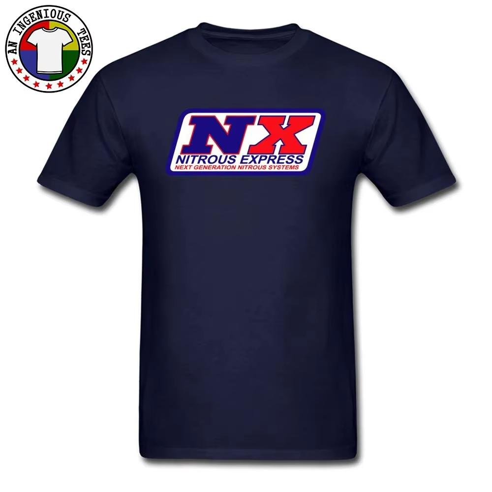 2026 Nuove Magliette con Logo Nitrous Express per Designer Stampate Brand Street Girocollo Tessuto di Cotone Moda Maglietta Personalizzata