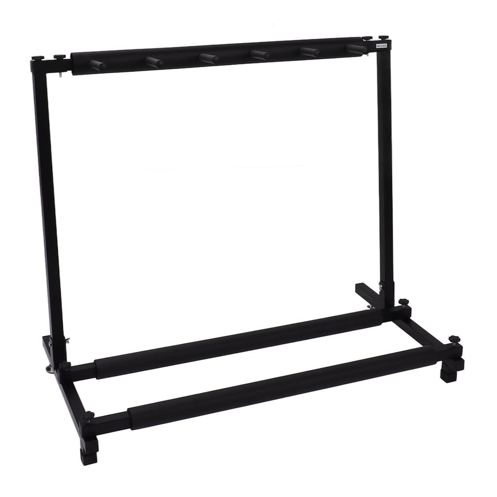 Multi Guitar Stand Stable Support Sturdy Iron 5 Guitar Bass Display Rack for Store Exhibition