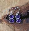 Amethyst Gemstone Solid 925 Sterling Silver Birthstone Earrings Gift For Her Handmade Jewelry Boho Earrings