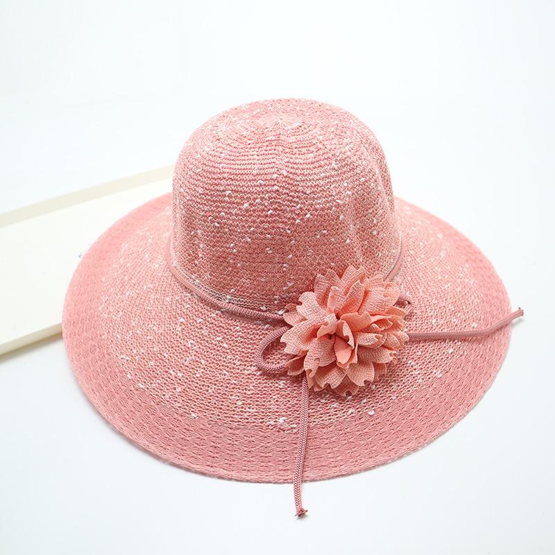 Women's Straw Hat with Large Brim, Summer Shading, Sweet and Versatile Cool Hat, Seaside Beach Hat, Sunscreen Hat, Women's Model