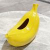 Creative banana tissue box living room coffee table home decoration ceramic paper pumping box