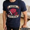Sleeping With The Dm Floral  Sword Art Print Tshirt Unisexs Funny Dd Gaming Short Sleeve Dungeons Dragons Theme Series Top