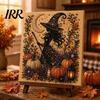 Handmade Holiday Gift Ideas Halloween Faux Pearl Art DIY Kit, Spooky Cute 3D Beads Painting Crafts, Unique Party Favors Gothic Ghost Pumpkin Cat Crow