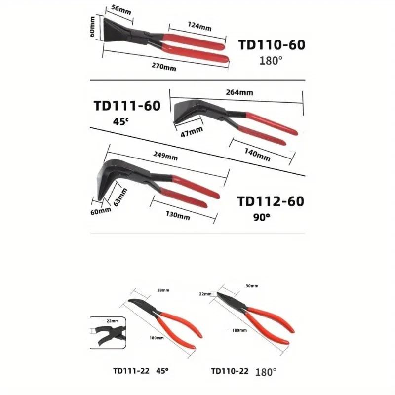 Hand Seamers Sheet Metal Tools Straight Jaw 45° 90° Metal Bending Pliers for Bending and Flattening Sheet Metal.