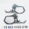 Hella Mount Quad Lens Headlight Modification Bracket Compatible with 2013 2016 BMW 4 Series High Quality Car Accessories