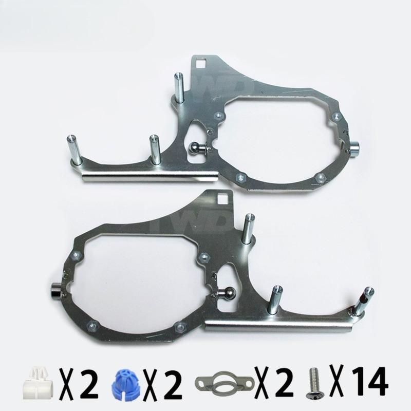 Hella Mount Quad Lens Headlight Modification Bracket Compatible with 2013 2016 BMW 4 Series High Quality Car Accessories