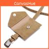 Color Minimalist Solid Suede Women Mini Waist Bag Belt  For Casual Outfits