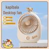 Capybara USB Portable Dorm Fan: Cute, Compact, Child-Friendly Tabletop Fan