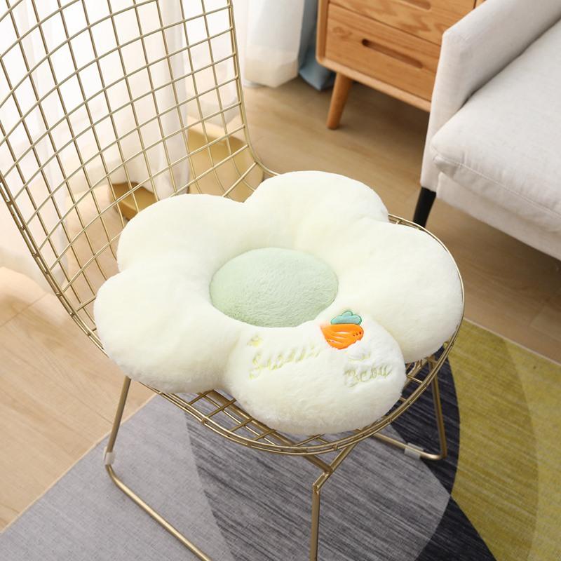 Fresh Colorful Daisy Flower Plush Pillow Toy Soft Cartoon Plant Stuffed Doll Chair Cushion Car Pillow Kids Lovers Birthday Gift