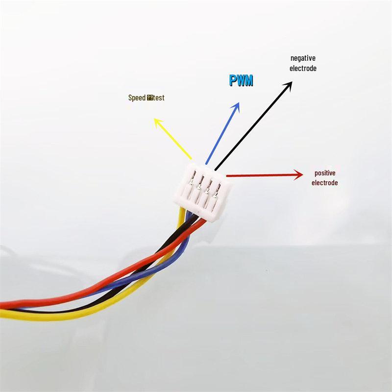 5510 Turbine Blower Fan with 5V/3.3V Hydraulic Bearing and PWM Speed Control for Efficient Heat Dissipation