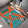 Soccer Pattern Hexagonal Carpet suitable as a non-slip mat for the living room or bedroom sofa