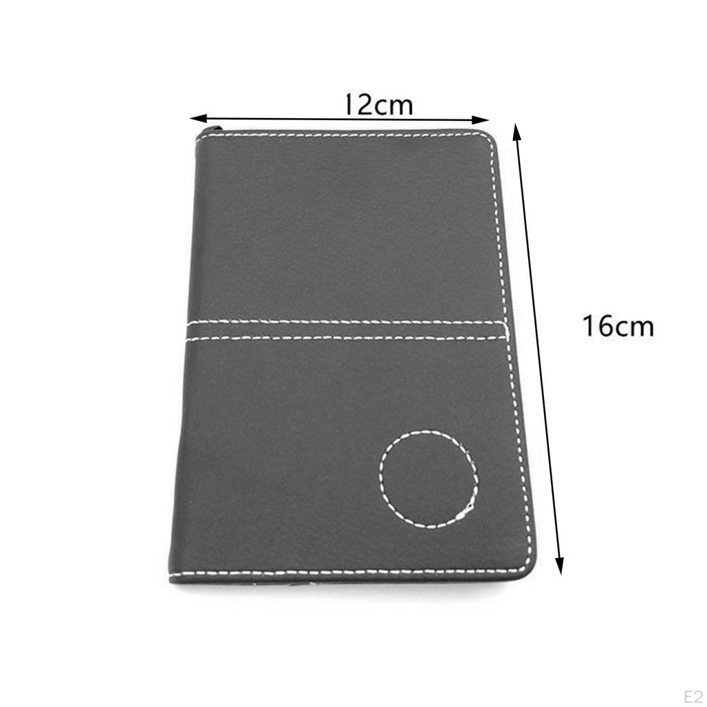 Durable Golf Scorecard Holder with Water-Resistant Cover for Golfing Essentials