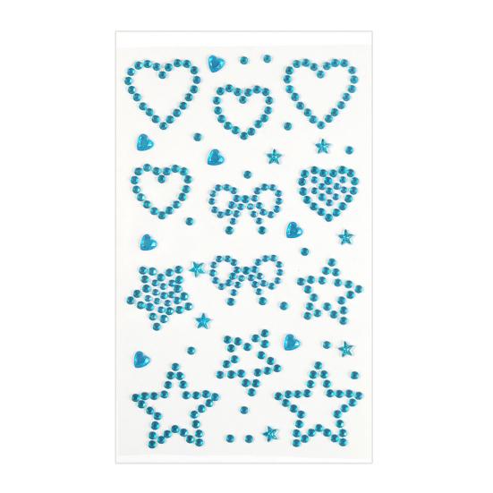 Rhinestone Stickers for DIY Acrylic Star Heart Butterfly Gems Sparkling