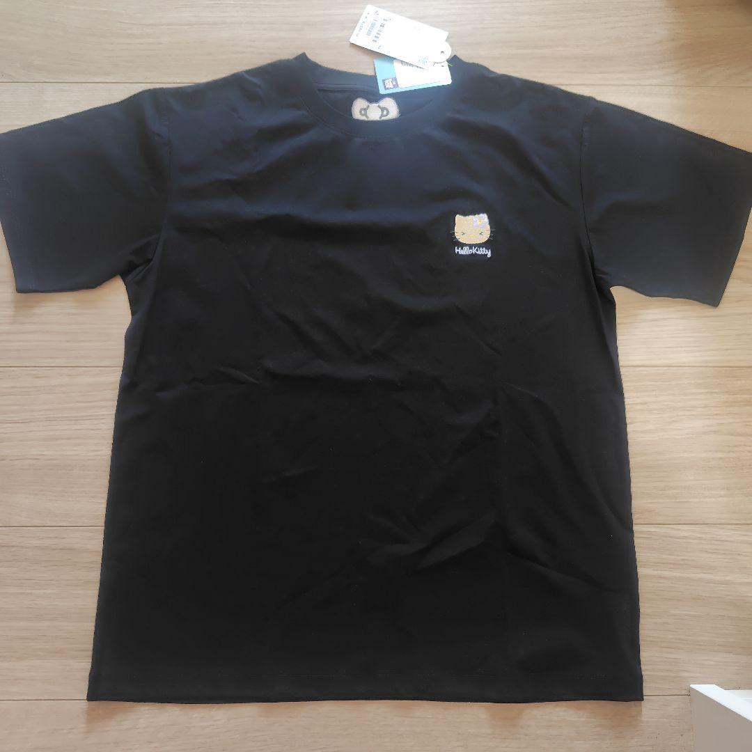 Rope Picnic Tanned Hello Kitty Collaboration T-Shirt Short Sleeve Black One Size Fits Most