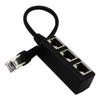 Ethernet Cable Splitter Network Adapter Ethernet Splitter 1 To 3 Cable Rj45 Lan Ethernet Connector Adapter
