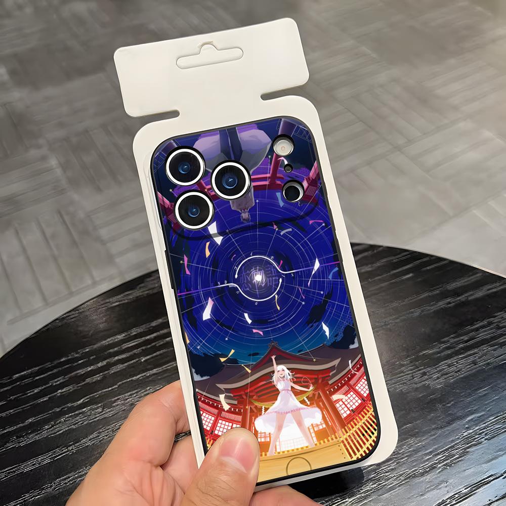 

Чехол для телефона M-Monogatari Series Для IPhone 17 Air 16 E Pro Max 15 14 13 Mini 12 Pro 11 Max Plus Черный Мягкий iPhone 16 Plus