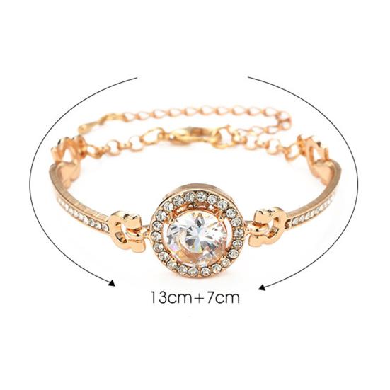 All Match Non-Fading Fashion Vibrant Color Fashionable Women Bracelet with Rhinestones