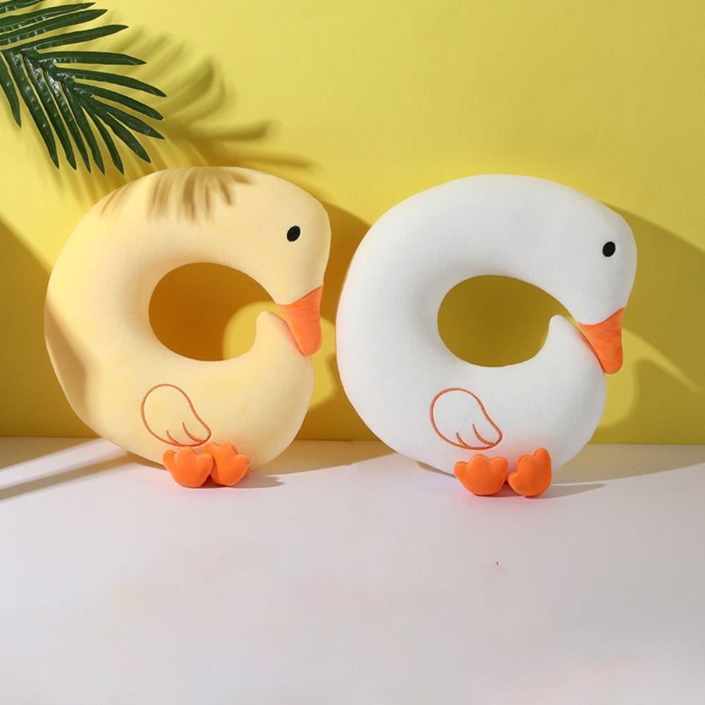 

Embroidery Neck Pillow Cartoon Home Travel Pillow New U-shaped Pillow жовтий
